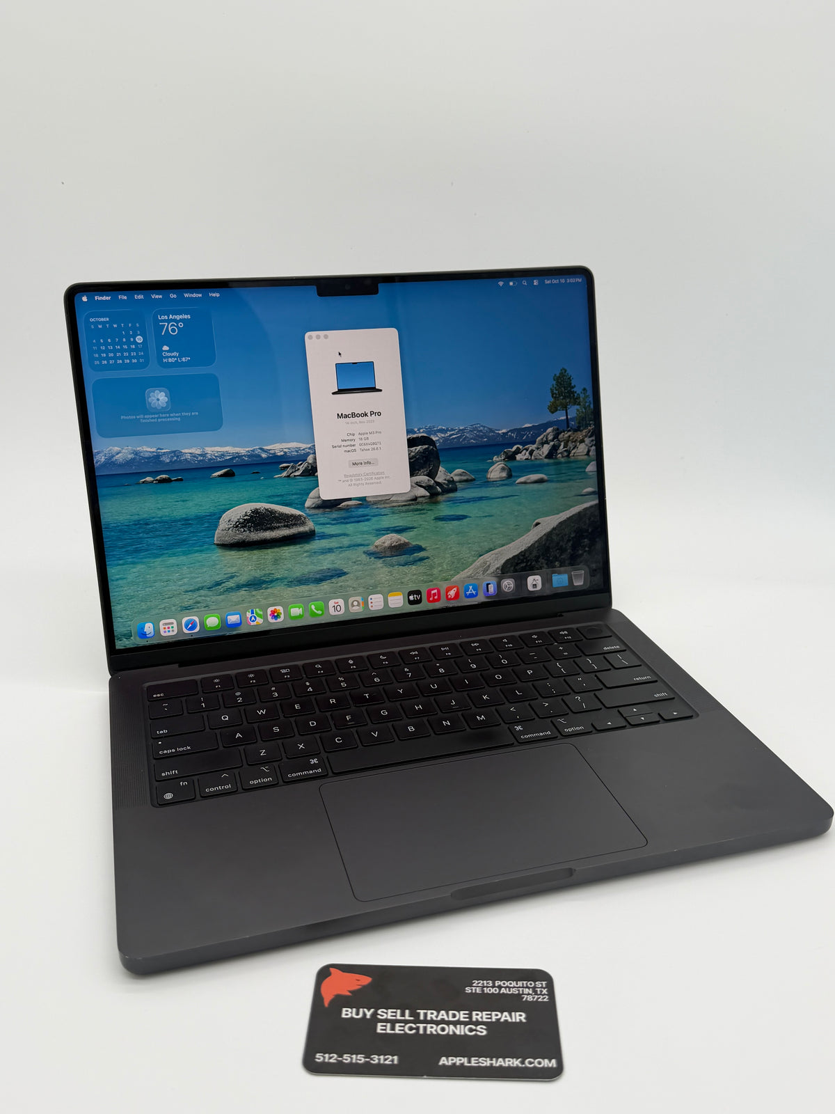 Apple 14” MacBook Pro M3 Pro Chip 18GB 512SSD