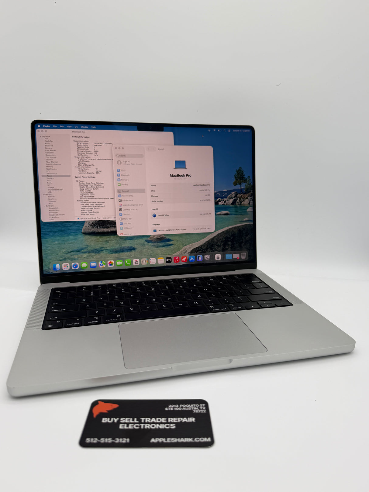 Apple 14” MacBook Pro M4 Pro Chip 48GB Ram 512SSD