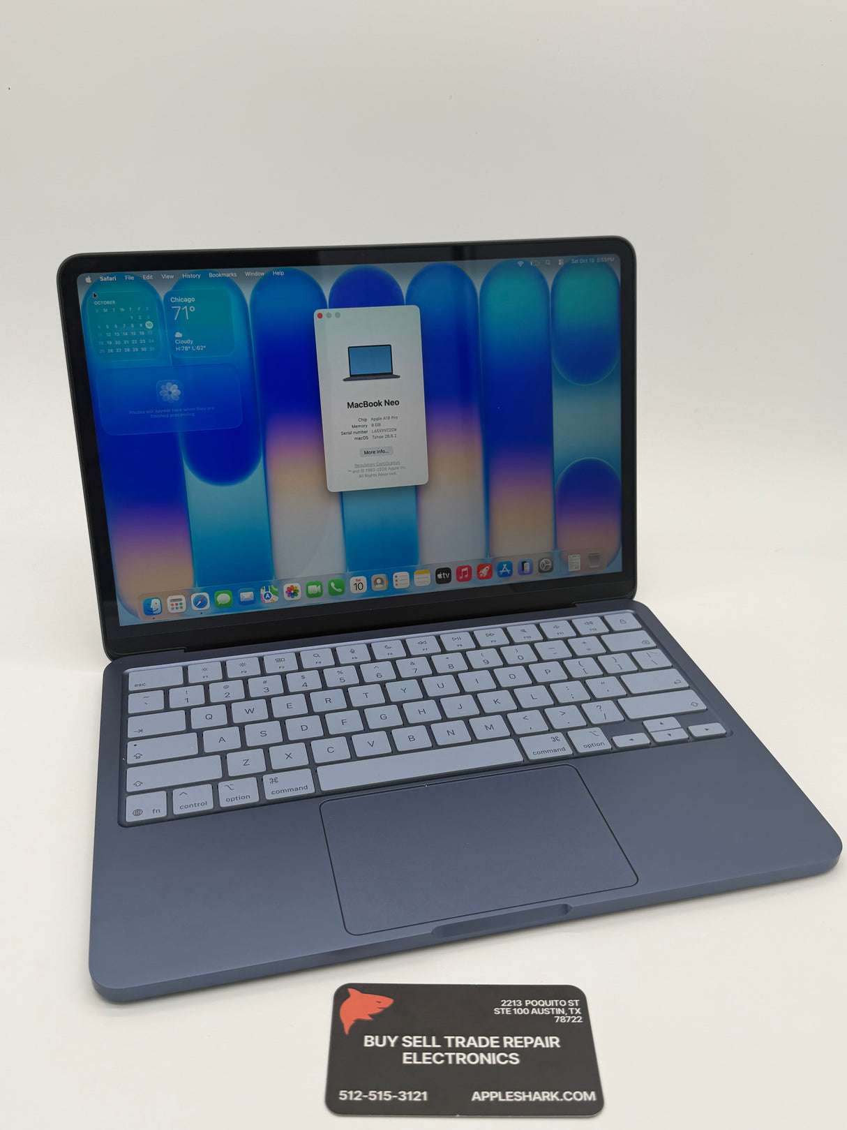 Apple 13” MacBook Neo A18 Pro 8GB Ram 256SSD